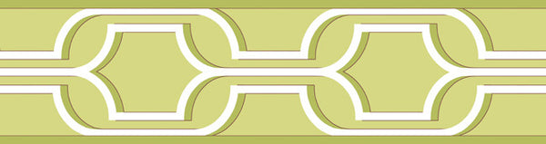 York Wallpaper KB8645BD Bistro 750 Graphic Arch Border