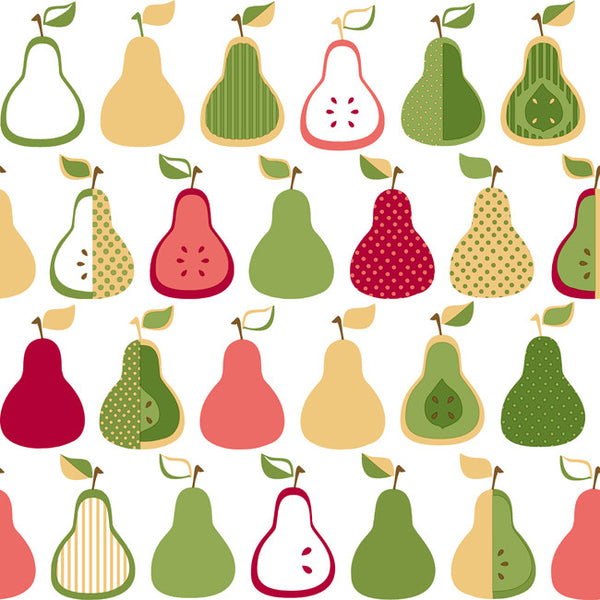 York KB8660 Bistro 750 Kitchen Pears Wallpaper