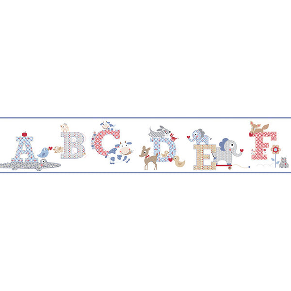 York Wallpaper KS2208BD Cool Kids Alphabet Border