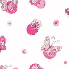 York KS2258 Cool Kids Butterfly Circle Wallpaper