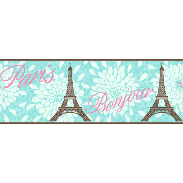 York Wallpaper KS2263B Cool Kids Paris Border