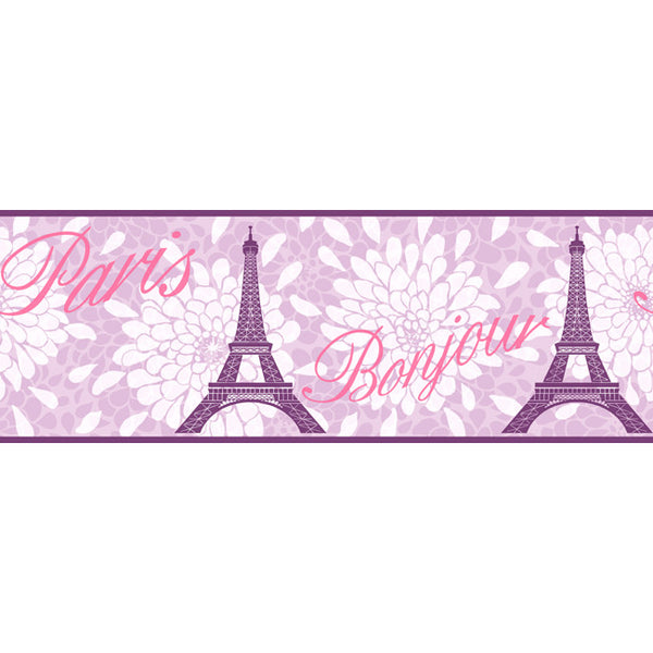 York Wallpaper KS2265B Cool Kids Paris Border