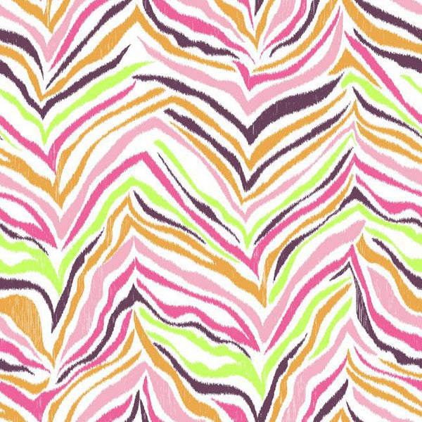 York KS2295 Cool Kids Multi Zebra Wallpaper