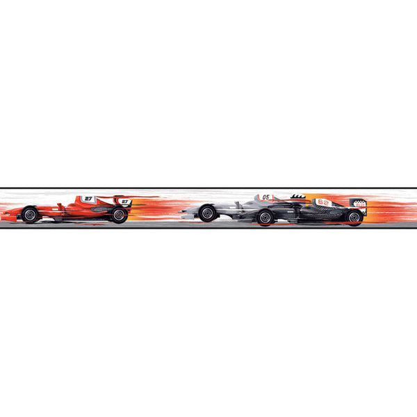 York Wallpaper KS2320BD Cool Kids Race Car Border
