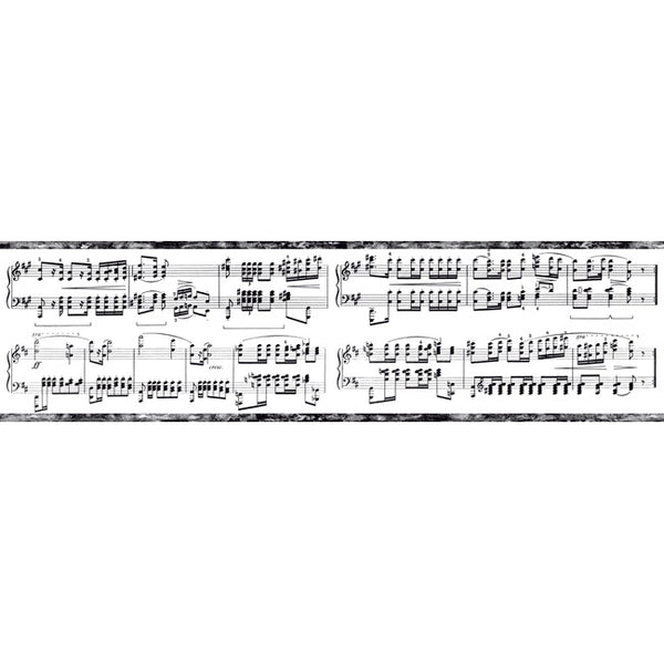 York Wallpaper KW7565BD Border Portfolio II Musical Note Border