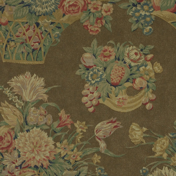 Ralph Lauren Fabric LCF13400F Harlington Floral Brown