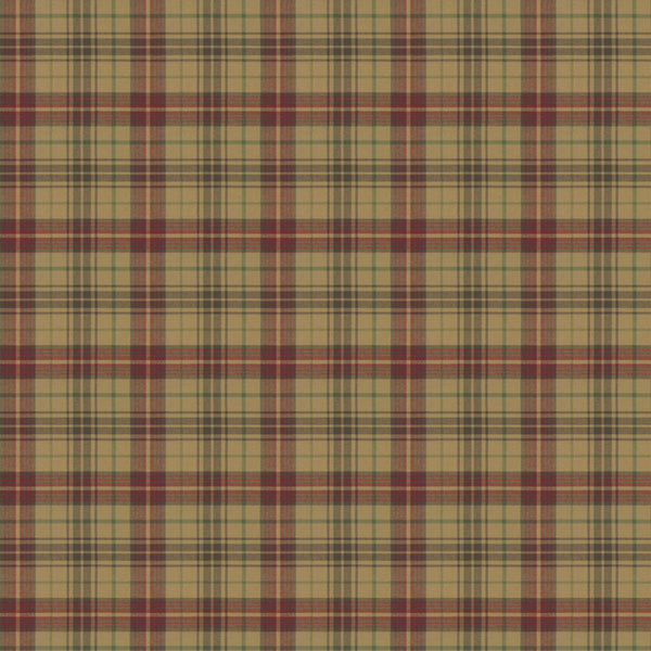 Ralph Lauren Fabric LCF13564F Kensington Tartan Tan