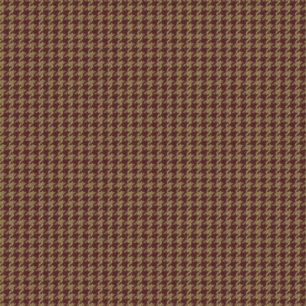 Ralph Lauren Fabric LCF14646F Chesterfield Houndstooth Cranberry