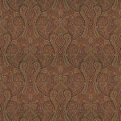 Ralph Lauren Fabric LCF18249F Assyria Paisley Red