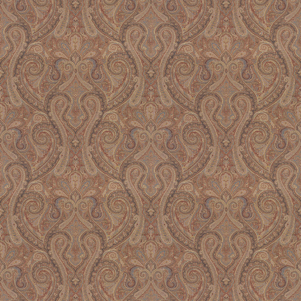 Ralph Lauren Fabric LCF18251F Assyria Paisley Terracotta