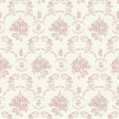 Ralph Lauren Fabric LCF18834F Saratoga Toile Rose