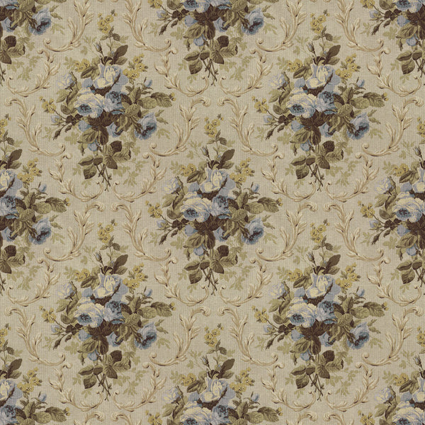 Ralph Lauren Fabric LCF19732F Cottage Rose Prairie Blue