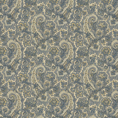 Ralph Lauren Fabric LCF24313F Ausable Paisley Blue