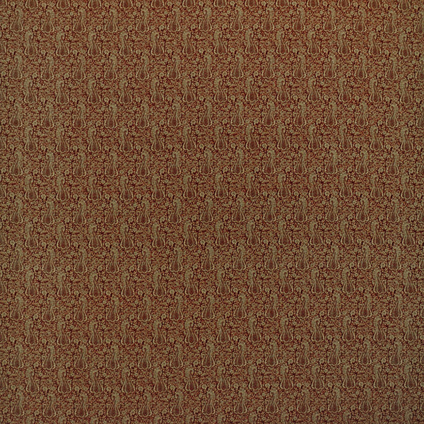 Ralph Lauren Fabric LCF40135F Ankara Paisley Pomegranate