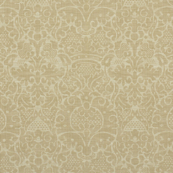 Ralph Lauren Fabric LCF40450F Sabine Damask Sauterne