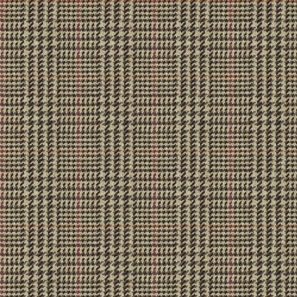 Ralph Lauren Fabric LCF40693F Foxberry Plaid Charcoal