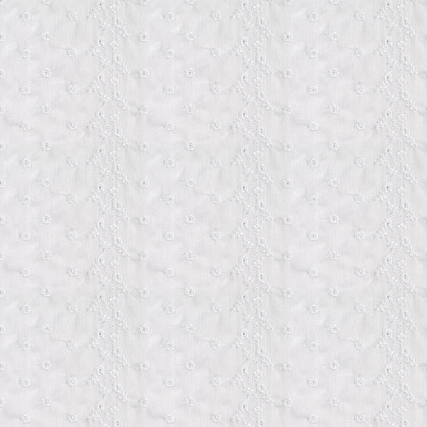 Ralph Lauren Fabric LCF40772F Abigail Eyelet Snow