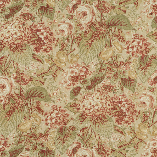 Ralph Lauren Fabric LCF50206F Southwick Floral Wild Rose