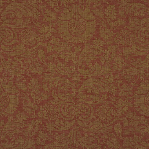 Ralph Lauren Fabric LCF50792F Austell Damask Cinnabar