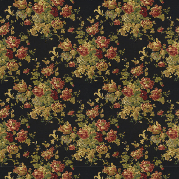 Ralph Lauren Fabric LFY17219F Sussex Gardens Black
