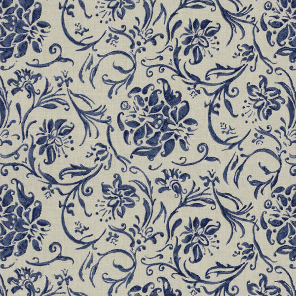 Ralph Lauren Fabric LFY17991F Orleon Floral Cobalt