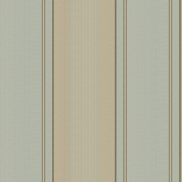 Ralph Lauren Fabric LFY30450F Sterling Stripe Aquamarine