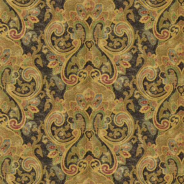 Ralph Lauren Fabric LFY40272F Dovima Linen Paisley Onyx