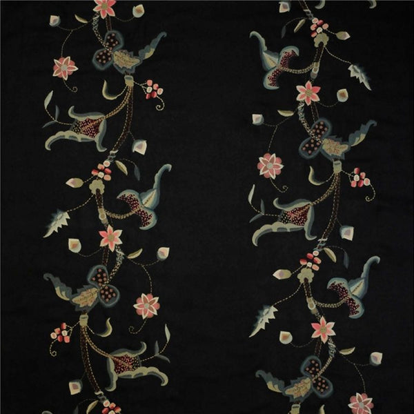 Ralph Lauren Fabric LFY60474F Vanderlyn Crewel Mars Black