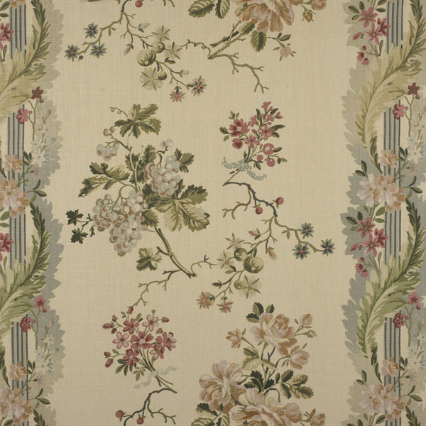 Ralph Lauren Fabric LFY60591F Espalier Floral Parchment
