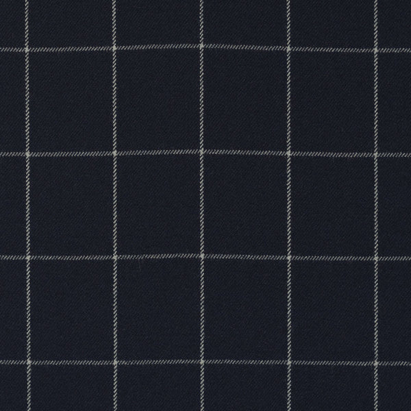 Ralph Lauren Fabric LFY62100F Clifton Tattersal Navy