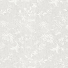Ralph Lauren Fabric LFY64120F Juan Les Pins Embroidery Blanc