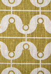 FSchumacher Fabric LONDON-BRIDGE-4 London Bridge Olive