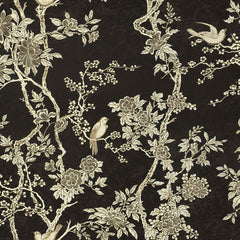 Ralph Lauren Wallpaper LWP30572W Marlowe Floral Ebony