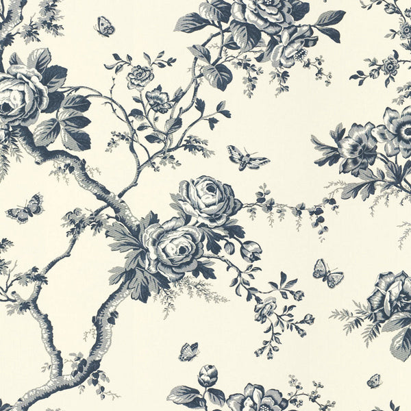 Ralph Lauren Wallpaper LWP30588W Ashfield Floral Sapphire
