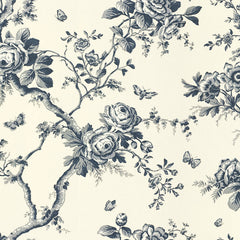 Ralph Lauren Wallpaper LWP30588W Ashfield Floral Sapphire
