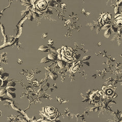 Ralph Lauren Wallpaper LWP30592W Ashfield Floral Gunmetal
