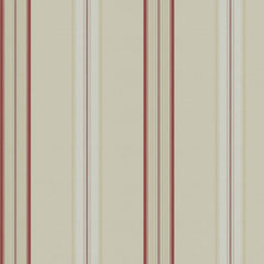 Ralph Lauren Wallpaper LWP30599W Dunston Stripe Vermillion