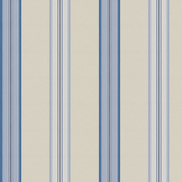 Ralph Lauren Wallpaper LWP30607W Dunston Stripe Porcelain