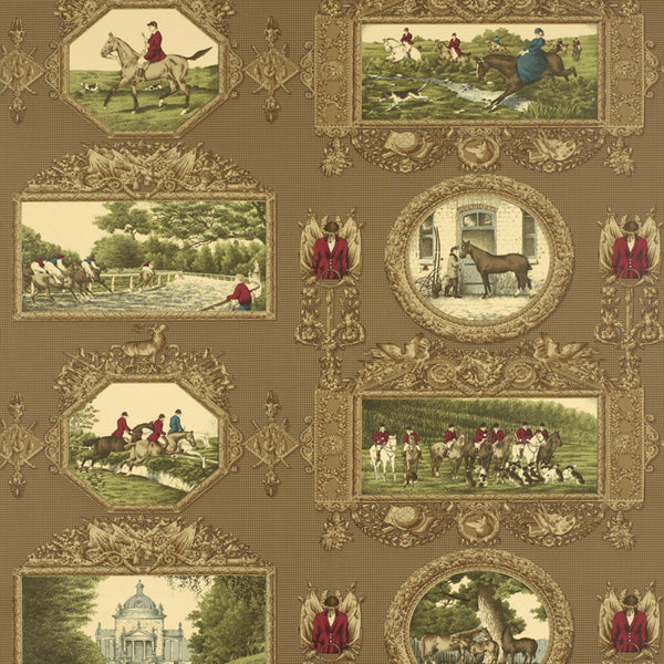 Ralph Lauren Wallpaper LWP60710W Kingsbridge Novelty Camel