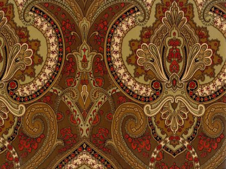 Ralph Lauren Wallpaper LWP60716W Castlehead Paisley Coffee
