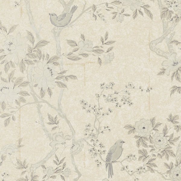 Ralph Lauren Wallpaper LWP60740W Marlowe Floral Mother Of Pearl