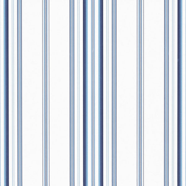 Ralph Lauren Wallpaper LWP60750W Morgan Stripe Sky