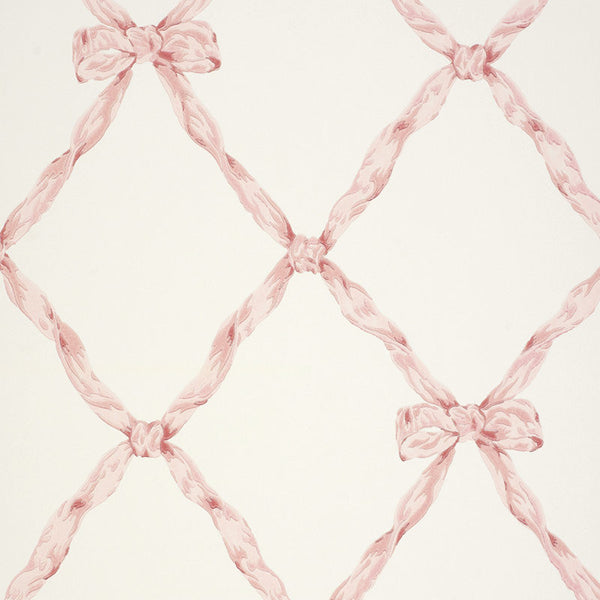 Ralph Lauren Wallpaper LWP62212W Matilda Ribbon Trell Blush