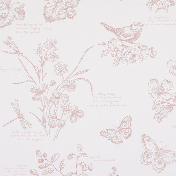 Ralph Lauren Wallpaper LWP62214W Nature Study Toile Blossom