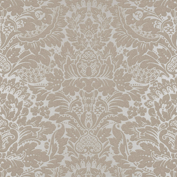 Ralph Lauren Wallpaper LWP64366W Delamere Damask Pewter