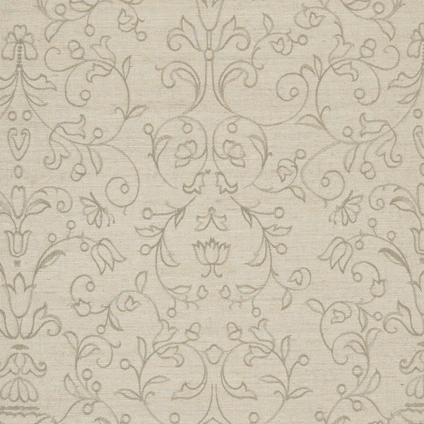 Ralph Lauren Wallpaper LWP64399W Great Chamber Embroidery Oyster