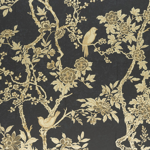 Ralph Lauren Wallpaper LWP65395W Marlowe Floral Gilded Lacquer