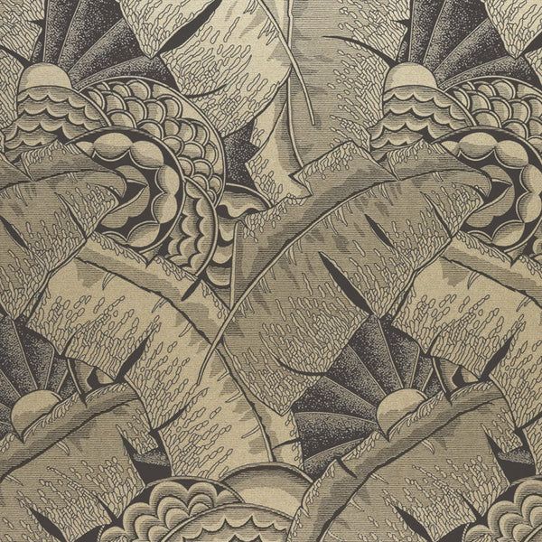 Ralph Lauren Wallpaper LWP65406W Coco De Mer Tarnished Gold
