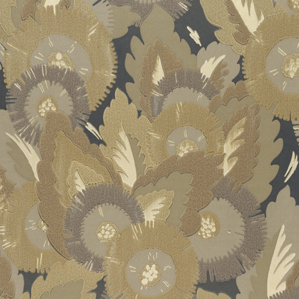 Ralph Lauren Wallpaper LWP65416W Waldorf Floral Old Gold