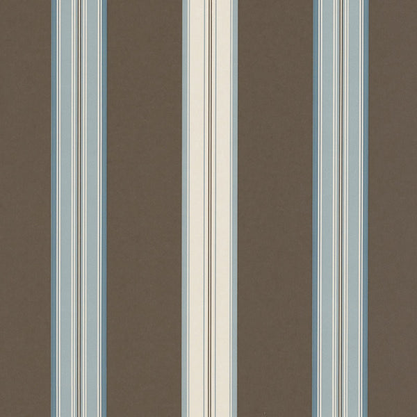 Ralph Lauren Wallpaper LWP65716W Dunston Stripe Cerulean